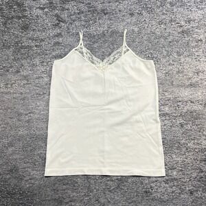 Jennifer Lauren Lace Cami Tank Top XXL Babydoll Preppy Cute Fairy Coquette Y2K